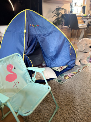 Camping im Wohnzimmer Camping im Wohnzimmer